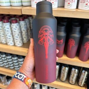 Corkcicle Disney Wanda Scarlet Witch Matte Black and Red Bottle
